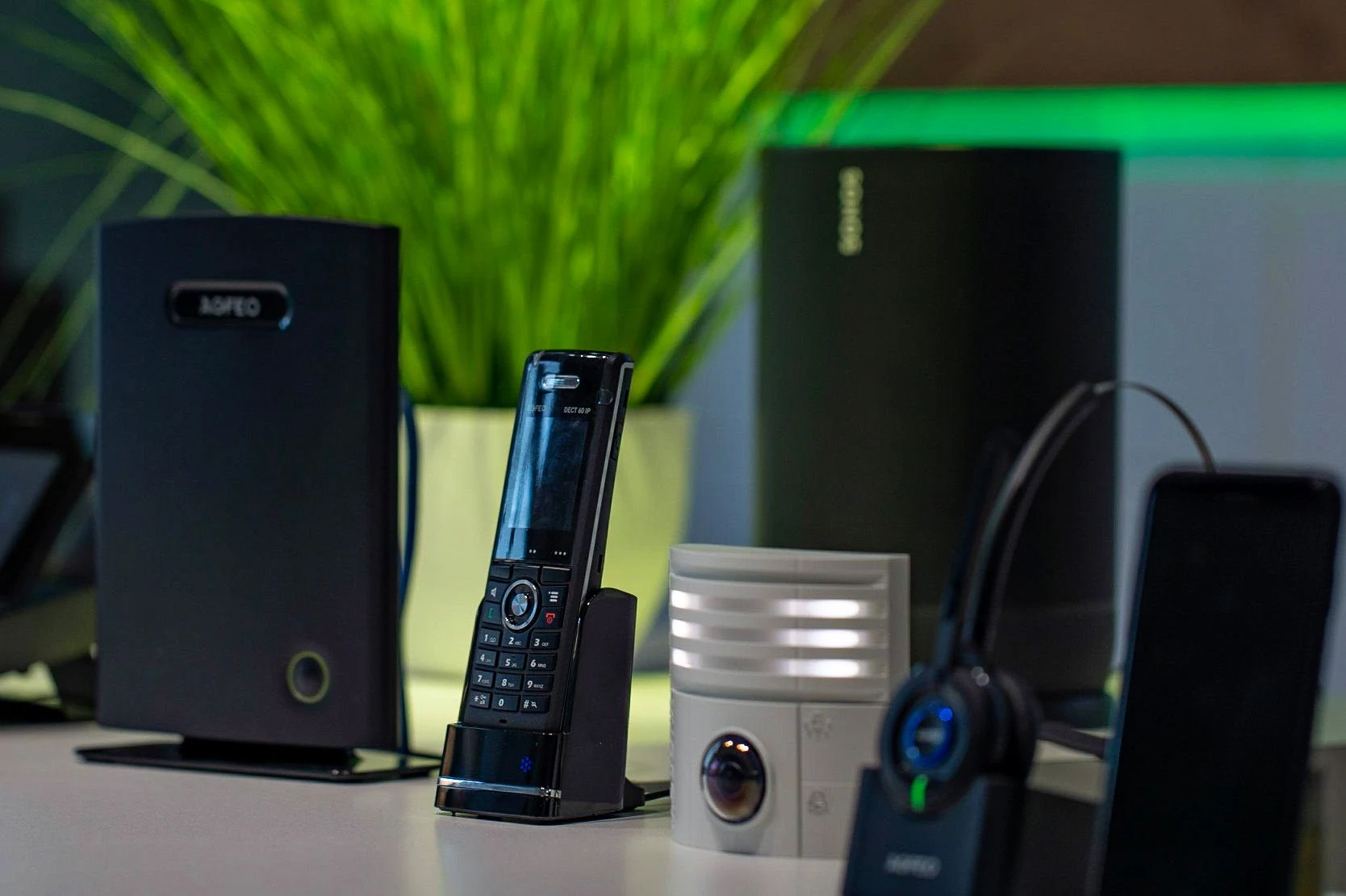 Telefonanlage in der Ausstellung von Elektro Vielsack